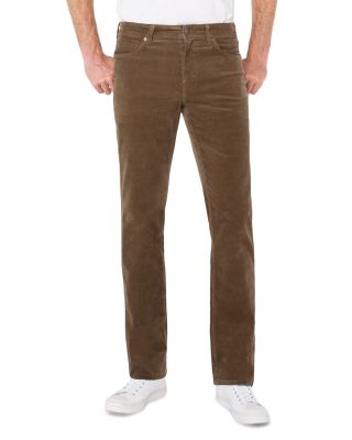 Kingston Modern Slim Straight Corduroy Jeans in Oat