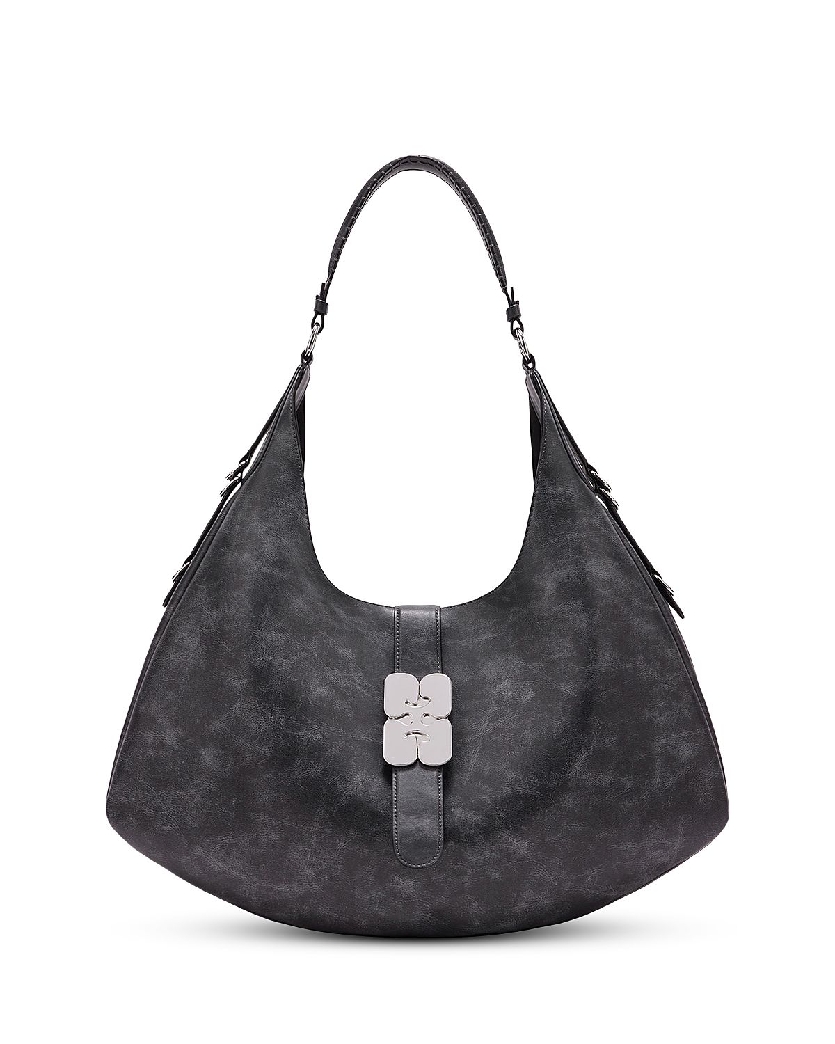 Ganni Kat Large Vintage Leather Bag