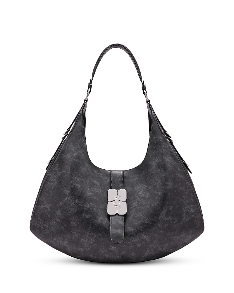 Ganni Kat Large Vintage Leather Bag