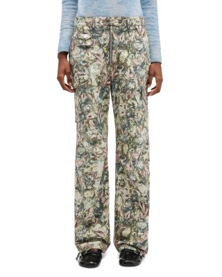 Printed Cargo Pants