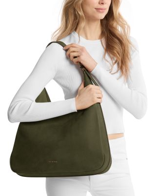 Nolita Large Leather Hobo Shoulder Bag