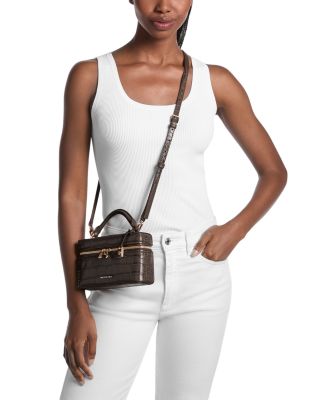 Jana Mini Leather Top Handle Crossbody Bag