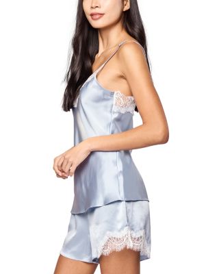Mulberry Silk Lace Cami Short Pajama Set