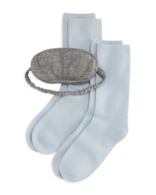 Cashmere Blend Socks & Eye Mask Gift Set - Exclusive