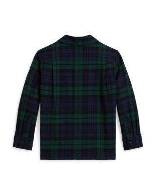 Boys' Plaid Cotton Flannel Camp Shirt - Little Kid