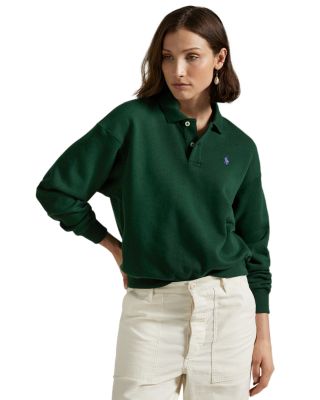 Polo Collar Fleece Pullover