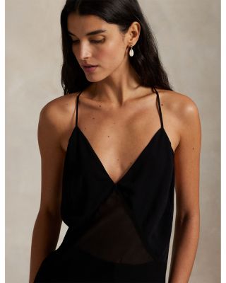 Sheer Paneled Camisole