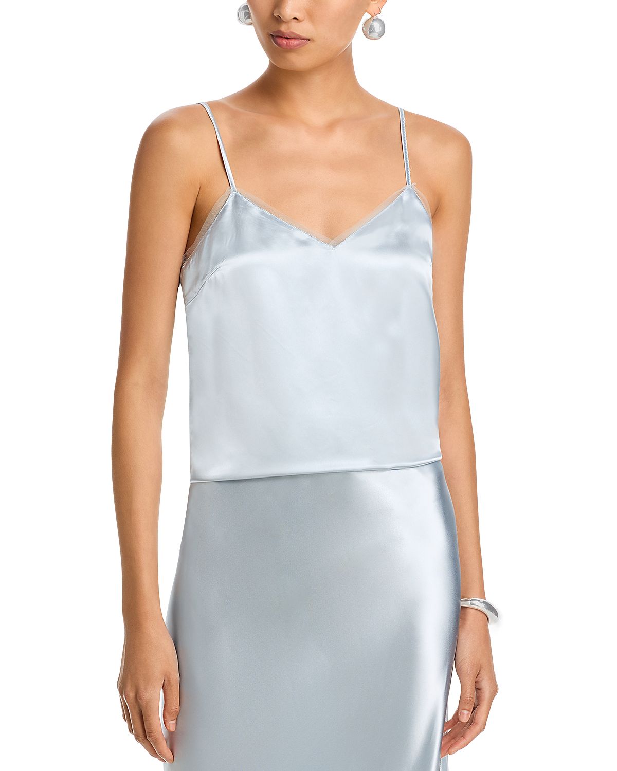 Fabiana Filippi Satin Cami Top