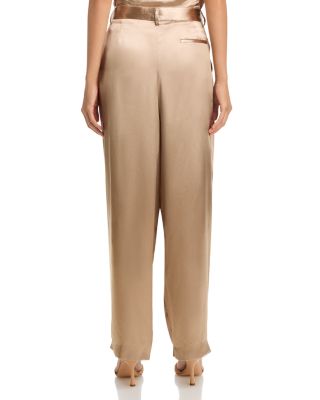 Satin Cami Top & Satin Pleated Pants