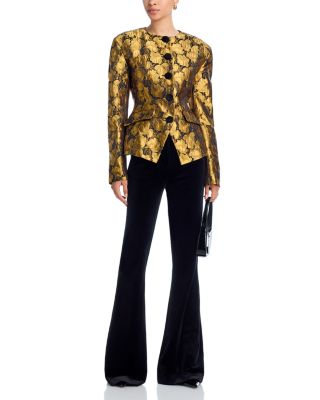 Wanda Metallic Jacquard Blazer