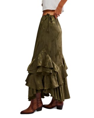 Autumn Promenade Tiered Skirt