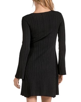 Ribbed Knit Mini Dress