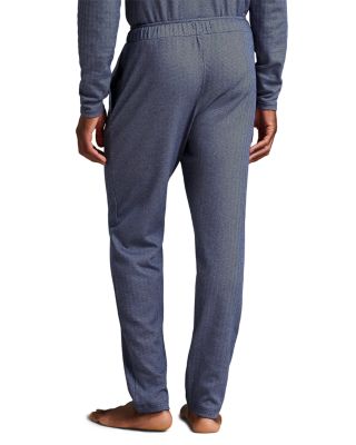 Jacquard Knit Herringbone Pajama Pants
