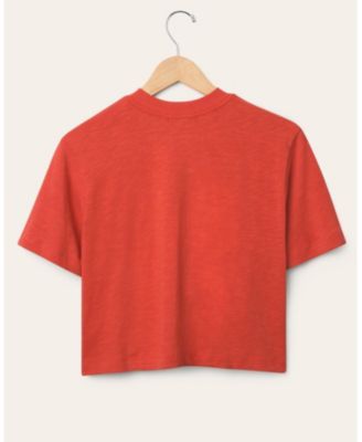 Women's NFL San Francisco 49ers Thrill Mock Neck Crop Tee