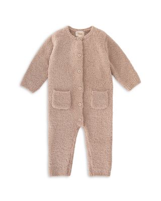 Unisex Fuzzy Long Sleeve Jumpsuit - Baby