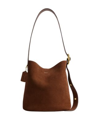Bleecker Suede Bucket Bag