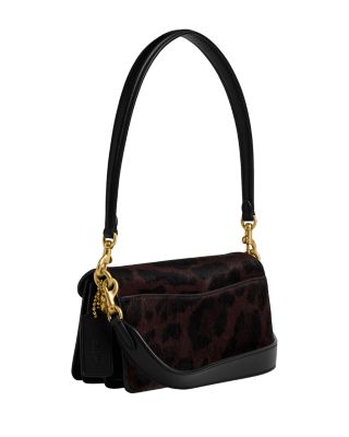 Tabby Shoulder Bag 20 in Leopard Print Calf Hair