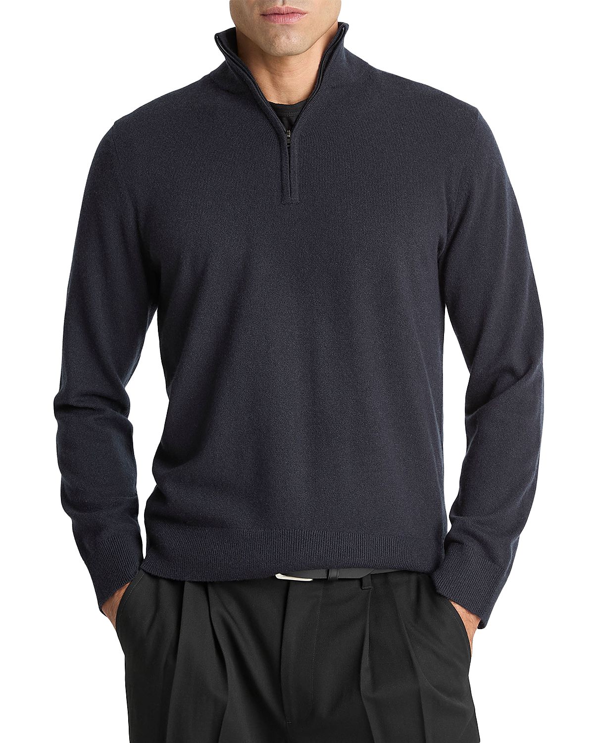 Vince Quarter Zip Cashmere Sweater