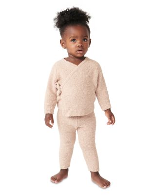 Girls' Fuzzy Wrap Top - Baby