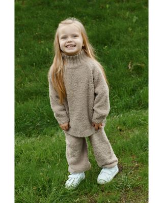 Unisex Fuzzy Boxy Lounge Pants - Baby, Little Kid
