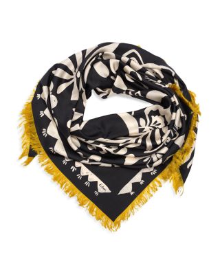 Park Paisley Oversized Silk Scarf