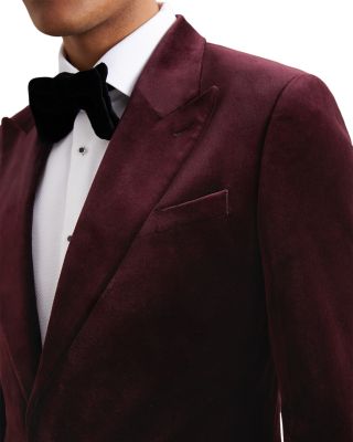 Apsara Velvet Regular Fit Peak Lapel Blazer