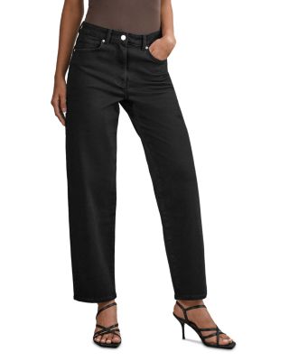 Selin Straight Leg Jeans in Black