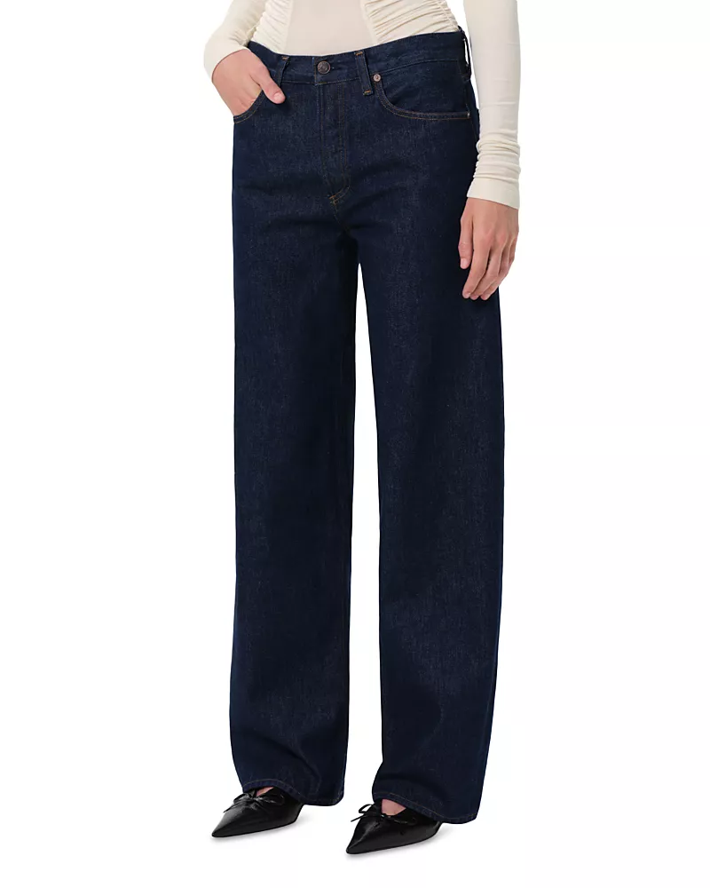 Agolde Arc High Rise Wide Leg Jeans in Rinse