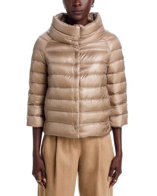 Sofia Iconico Cropped Down Puffer Coat