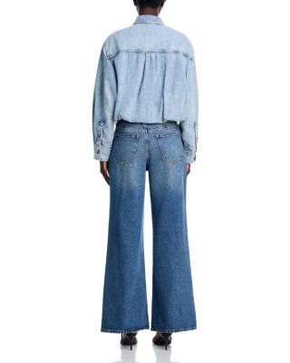 Denim Shirt Jumpsuit