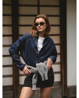  Azra Twill Mini Skirt 