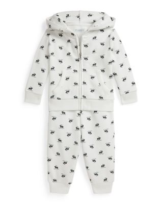 Boys' Elk Fleece Full Zip Hoodie & Pant Set - Baby