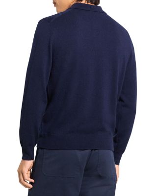 Goris Cashmere Long Sleeve Polo Sweater
