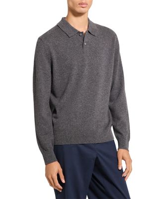 Goris Cashmere Long Sleeve Polo Sweater