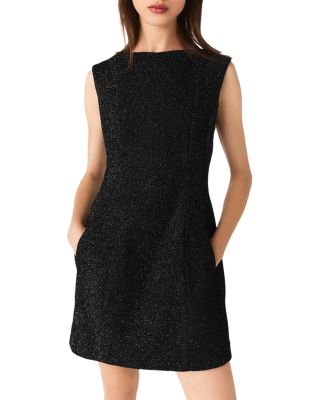 Rhinestone Flared Mini Dress