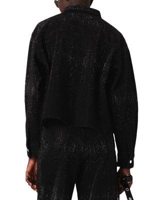 Embellished Denim Shirt