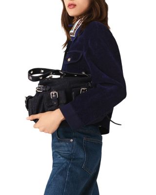 Cropped Velvet Cardigan Jacket