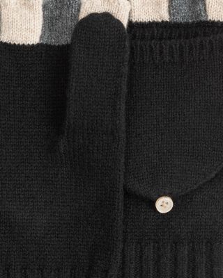 Colorblock Pop Top Mittens