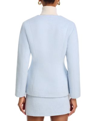 Textured Boiled Wool Jacket