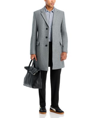 Migor Wool &amp; Cashmere Extra Slim Fit Topcoat. 