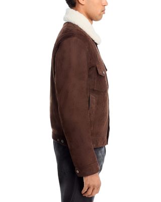 x Beckham Mordy Leather Jacket