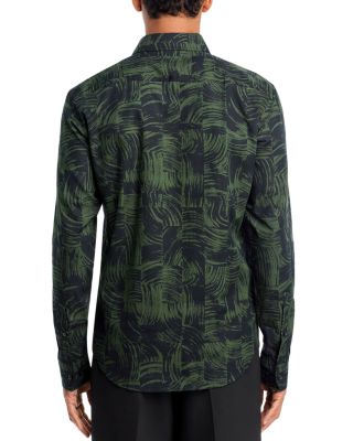 Printed Casual Slim Fit Button Down Shirt