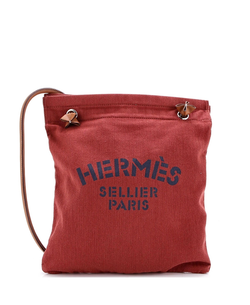 Click to view more detailed imagery on our partner's website Pre-owned Pre-owned Hermes Hermes Mm Aline Bag Toile In Red
