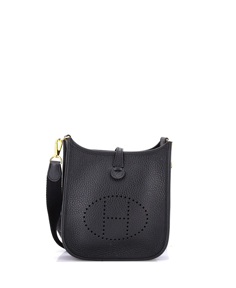 Click to view more detailed imagery on our partner's website Pre-owned Pre-owned Hermes Hermes Tpm Evelyne Bag Gen Iii Clemence In Black