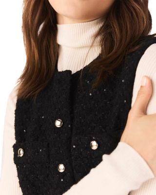 Sequin Tweed Playsuit