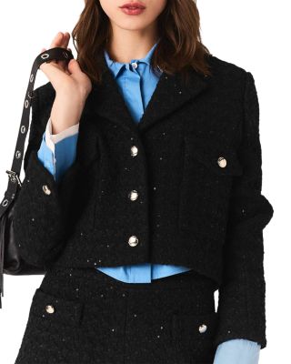 Sequin Tweed Jacket