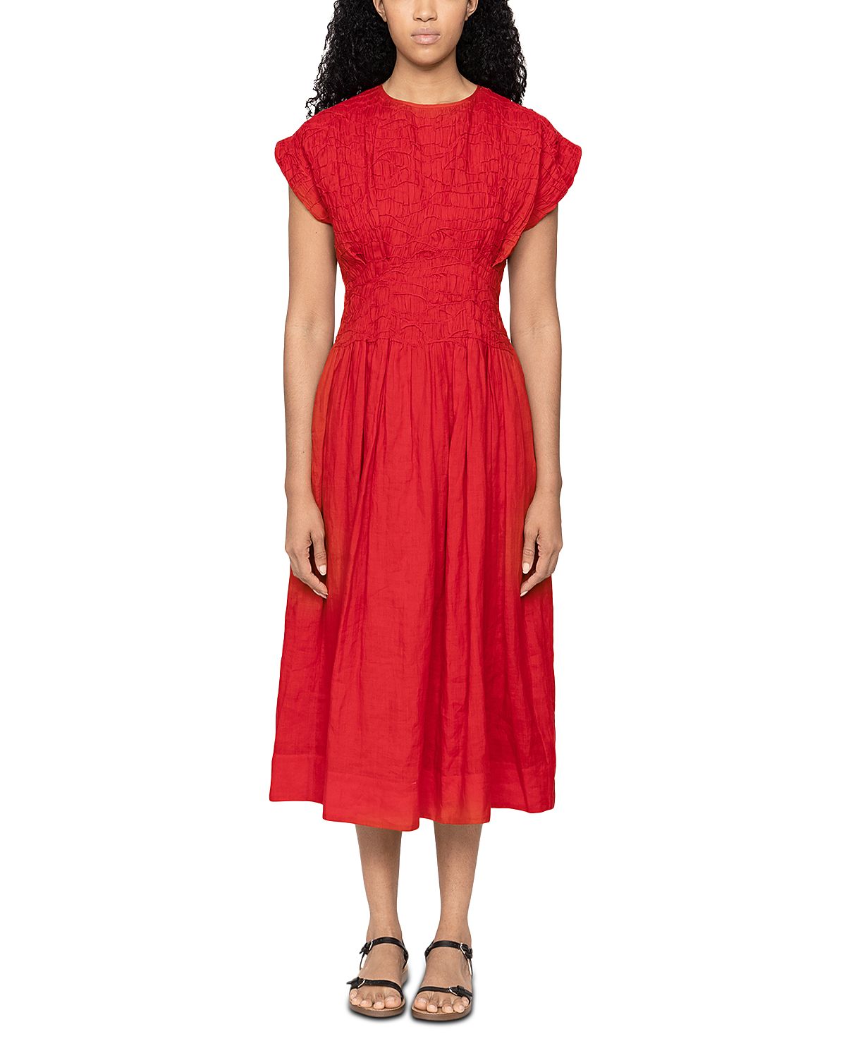 Sea Imogen Solid Midi Dress