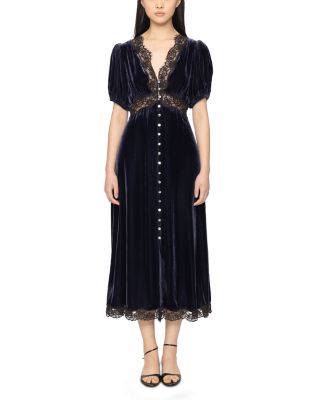 Clarice Puff Sleeve Midi Dress