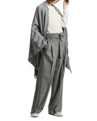 Belted Wide Leg Pants