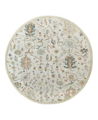 LR Home Vintage VINTA-81921 Round Area Rug, 8'6" x 8'6"